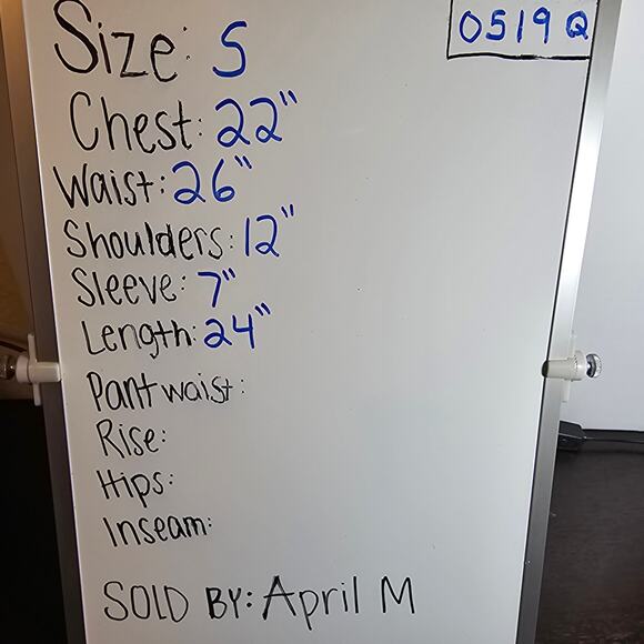 Anthropologie Akemi + Kin Womans size S Edna Off The Shoulder Top Blue Gauzy - Picture 7 of 7